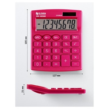 Калькулятор офисный Eleven SDC 805NR PKE