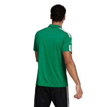 Koszulka męska adidas Squadra 21 Polo zielona GP6430 L