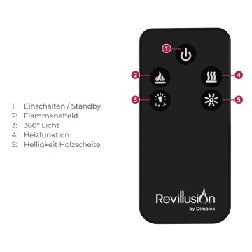 Kosz elektryczny z polanami DIMPLEX 20 REVILLUSION