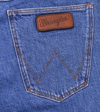 WRANGLER spodnie SKINNY blue REGULAR jeans BRYSON _ W30 L32