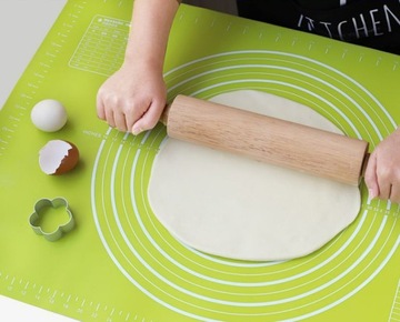 СИЛИКОНОВЫЙ КУХОННЫЙ КОВРИК THICK GIGA 80X60 RED