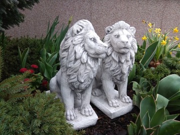 Фигурка льва ЛЬВЫ из бетона, производитель (Z35) ALA-SHOP