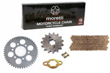 ZESTAW NAPĘD ZĘBATKA ŁAŃCUCH ZIPP GT PRO 50 17/40