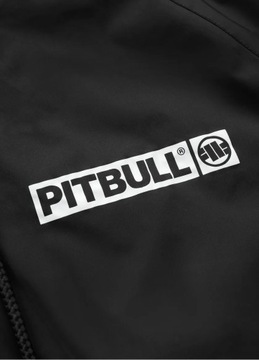 Pit Bull Jarná bunda s kapucňou Athletic Hilltop Black M