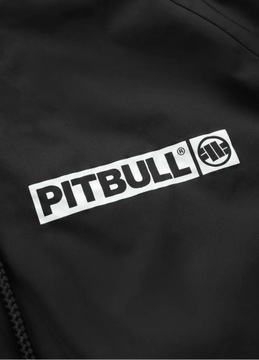 Pit Bull Jarná bunda s kapucňou Athletic Hilltop Black S