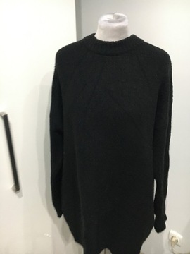 bershka sweter damski czarny oversize M