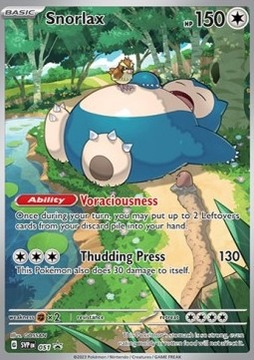 Karta Pokemon Snorlax (SVP 051) 51/55