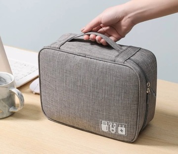 СУМКА-ОРГАНИЗАТОР ДЛЯ ПУТЕШЕСТВИЙ СУМКА-ПЕРЕЯДЧИК ЧЕХОЛ ДЛЯ КАБЕЛЕЙ СУМКА ДЛЯ ЗАРЯДНЫХ УСТРОЙСТВ