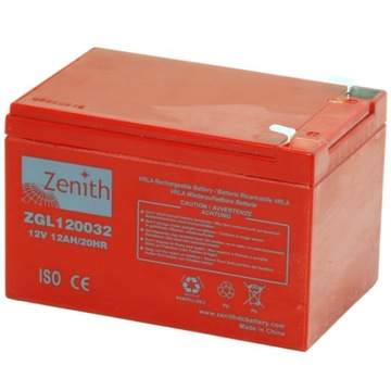 AKUMULATOR ZENITH AGM VRLA 12V 12Ah ZASILANIE UPS