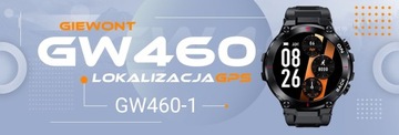 СМАРТ-ЧАСЫ GIEWONT GW460-1 ЧЕРНЫЕ GPS