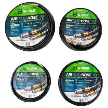 ШЛАНГ ПНЕВМАТИЧЕСКИЙ РЕЗИНОВЫЙ 10М 10х17ММ ТЕСННЫЙ ДЛЯ КОМПРЕССОРА WUBER