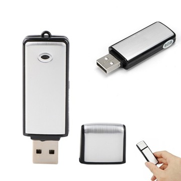 MINI DYKTAFON CYFROWY PODSŁUCH SZPIEGOWSKI USB