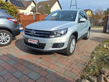 Volkswagen Tiguan I SUV Facelifting 1.4 TSI BlueMotion 122KM 2013 Volkswagen Tiguan Bezwypadkowy Serwisowany Kamera