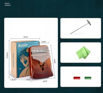 Профессиональное деревянное портативное пианино KALIMBA