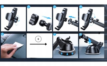 ПРОЧНЫЙ АВТОДЕРЖАТЕЛЬ ДЛЯ ТЕЛЕФОНА НА ПАНЕЛИ ТЕЛЕФОНА Автомобильный держатель для телефона