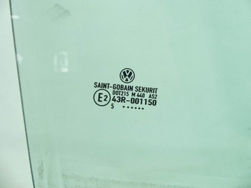 SKLO (OKNO) DVEŘE PŘEDNÍ PRAVÁ VW FOX 3D 3-DVEŘOVÝ SPOLUJEZDCE