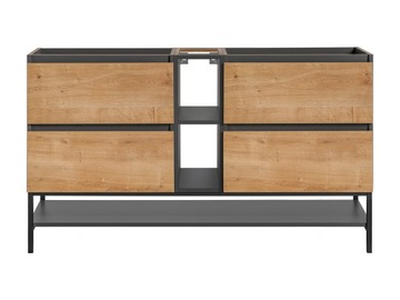 SZAFKA ŁAZIENKOWA POD UMYWALKĘ 140 CM MONAKO +NOGI