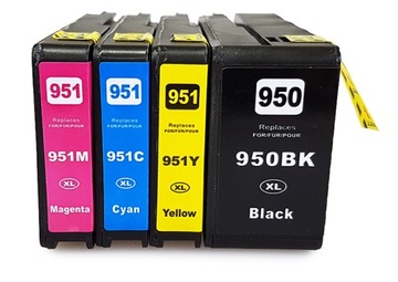 4x Tusz do HP 950XL 951XL Pro251 276 PRO 8100 8600