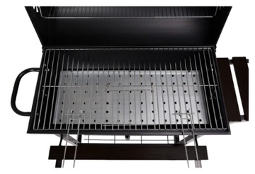 GRILL WĘGLOWY 4w1 gril ogrodowy duży POPIELNIK z pokrywą Gril