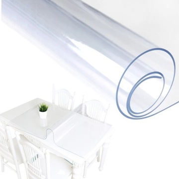 Гибкий коврик размером 1,7х1 м, прозрачный, толщиной 1 мм, из фольги для окна.