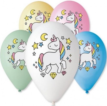 BALONY JEDNOROŻEC UNICORN ZESTAW urodziny dziecka