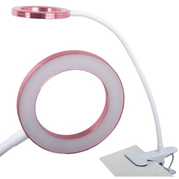 LAMPKA 24 LED BIURKOWA KOSMETYCZNA Z KLIPSEM KLIPS