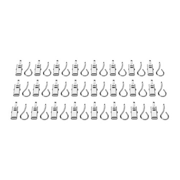 IKEA RIKTIG Haczyk z żabką 24szt. DO ZASŁON