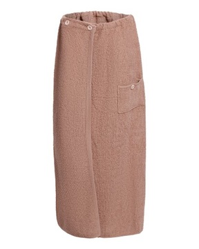 SAUNA PAREO KILT BEŻ GUZIK 100% BAWEŁNA GR 500 UNIWERSALNY 90/150CM XL/XXL
