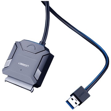 UGREEN KABEL ADAPTER DO DYSKU 2.5'' / 3.5'' (USB-A 3.0 - SATA) CZARNY