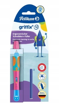 Перьевая ручка Pelikan Griffix Lovely Pink, правая