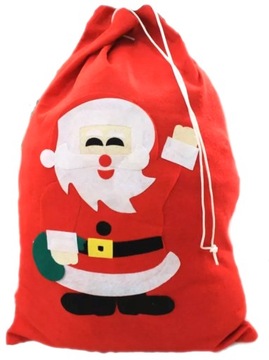 WOREK NA PREZENTY ŚWIĄTECZNY TORBA SAKWA MIKOŁAJA