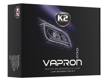 Комплект для регенерации ламп фар K2 Vapron ЭТО РЕМОНТИРУЕТ ВАШИ ЛАМПЫ.