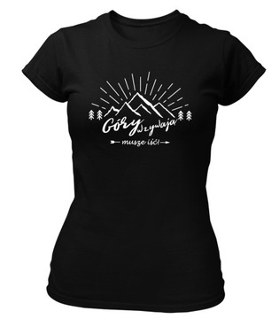 Koszulka damska GÓRY WZYWAJĄ T-shirt na PREZENT XL