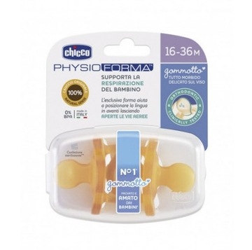 Chicco Smoczki ortodontyczne kauczuk 16 m +