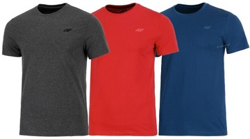 4F ZESTAW 3szt. MĘSKA KOSZULKA T-SHIRT / rozm XL