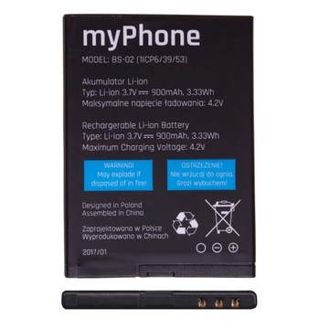 MYPHONE BS-02 HALO 2 1075 ОРИГИНАЛЬНАЯ БАТАРЕЯ НОВАЯ