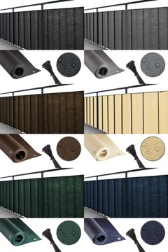 OSŁONA BALKONOWA NA BALKON 0,9X3M MATA BEŻOWA NA TARAS PŁOT UV 99% + GRATIS