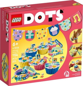 KLOCKI LEGO DOTS 41806 PEŁNY ZESTAW IMPREZOWY