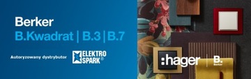 Berker/B.Kwadrat Кепка с центральным элементом белая S.1/B.3/B.7 Glas