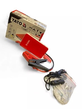 POWERBANK DO SAAMOCHODU YATO 7500 MAH CZERWONY KOMPLET