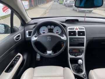 Peugeot 307 I Cabrio 2.0 16V 136KM 2004 Peugeot 307 CC CABRIOLET HARDTOP JASNE SKORY GRZANE FOTELE KLIMATYZACJA CZ, zdjęcie 7