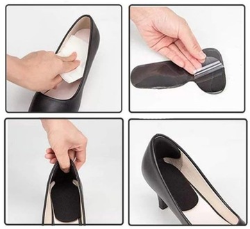 PODPIĘTKI ZAPIĘTKI DO BUTÓW SZPILEK 2W1 WKŁADKI AMORTYZUJĄCE OBTARCIA PIĘTY