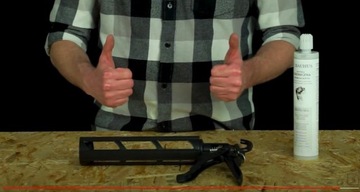 Пистолет SQUEEZER для картриджей с силиконовым клеем ПРОЧНЫЙ И ДОЛГОВЕЧНЫЙ Bauhus