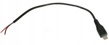 Wtyk micro USB z przewodem 20cm 2pin / 3038