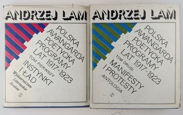 Polska Awangarda Poetycka Programy Lat 1917-1923 t 1-2
