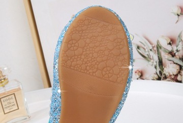FROZEN SHOES FROZEN ELSA БЛЕСТЯЩИЕ БАЛЕТКИ ELZA Размер 23-38