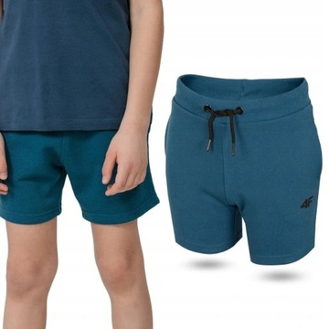 SPODENKI CHŁOPIĘCE 4F SZORTY DZIECIĘCE SPORTOWE DRESOWE WF BAWEŁNA 152