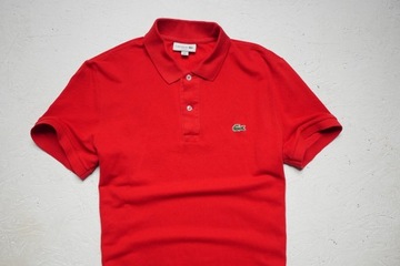 Lacoste Polo koszulka czeronwa slim fit męska 5 L