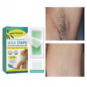 Women Fast Painless Hair Removal Wax Strips Remove