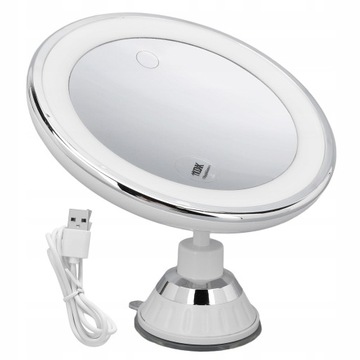 СВЕТОДИОДНОЕ КОСМЕТИЧЕСКОЕ НАСТЕННОЕ ЗЕРКАЛО ДЛЯ МАКИЯЖА, УВЕЛИЧИВАЮЩЕЕ, С ПОДСВЕТКОЙ